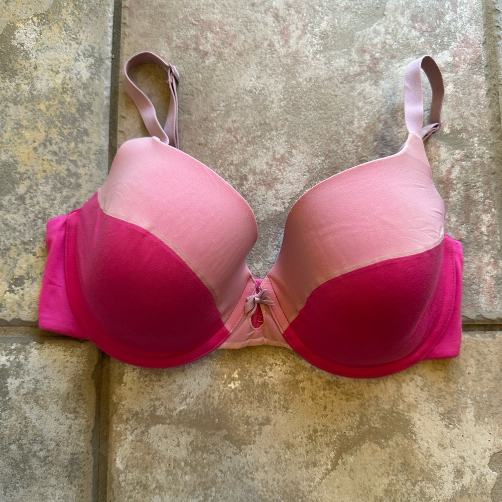 DKNY Two-Tone Pink Bra